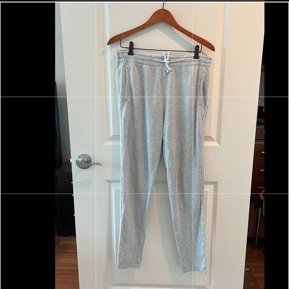 ALALA Shimmer Silver Elastic waist joggers